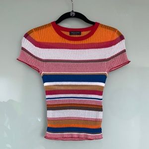 Rag & Bone Striped Stretchy Tee